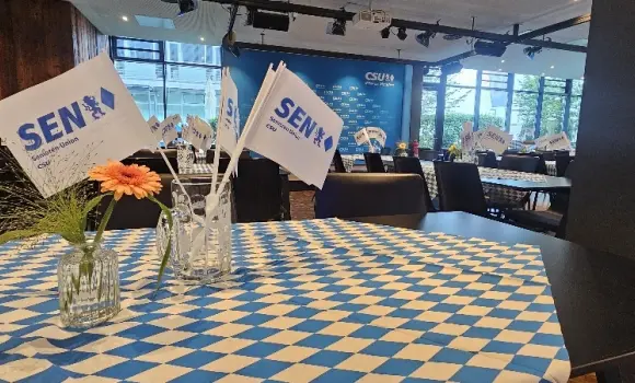 Foto von Tisch von 25 Jahre CSU-Seniorenunion 