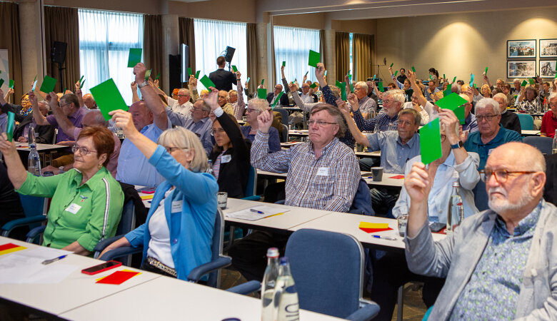 Foto von Abstimmung der Delegierten